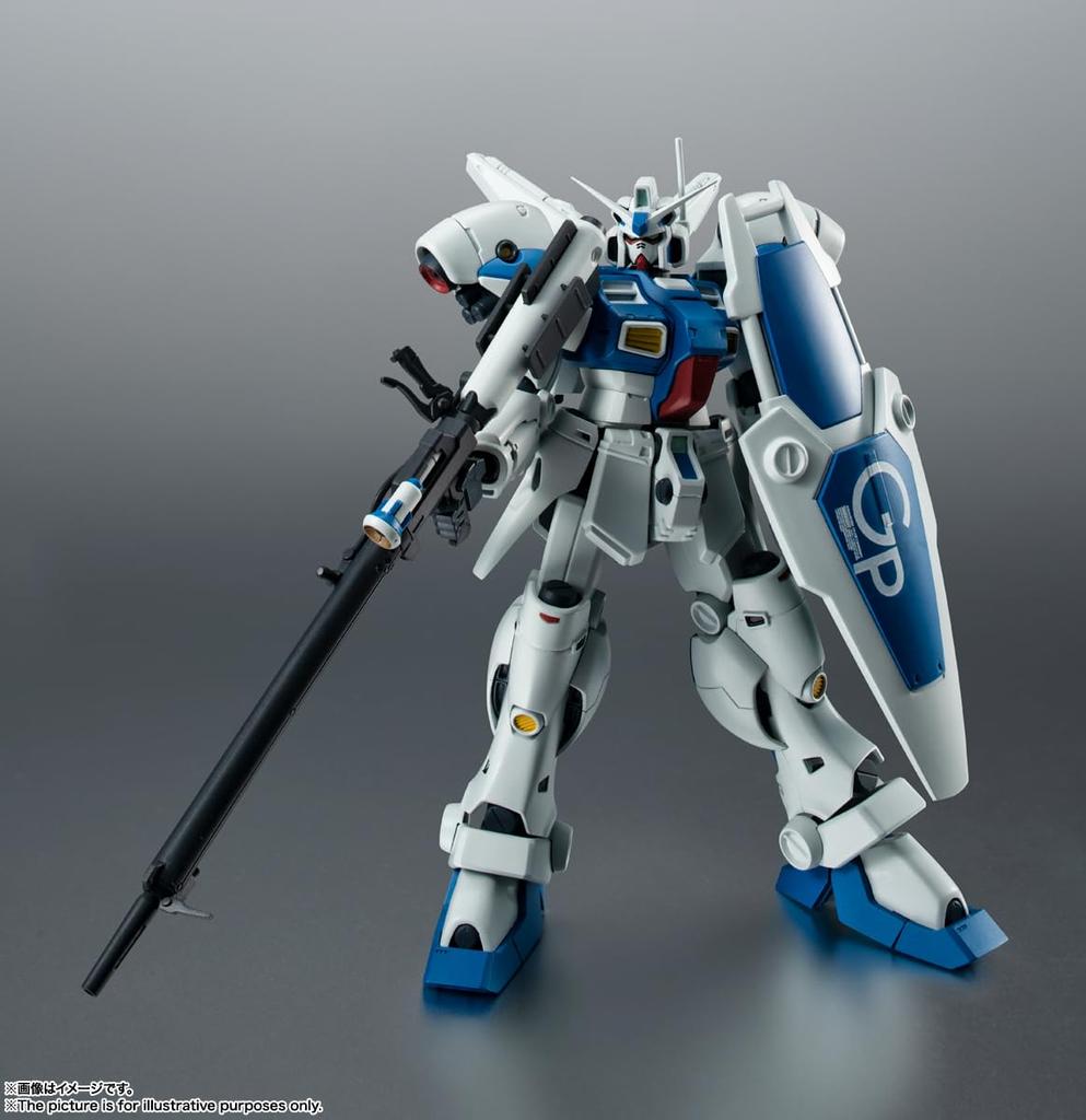 TAMASHII NATIONS ROBOT Spirits Mobile Suit Gundam 0083 STARDUST MEMORY Gundam Prototype Unit 4 Gerbera 125 мм окрашенная подвижная фигурка RX-78GP04G ver.