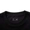 Li Ning Sports Lifestyle Series Однотонная дышащая универсальная футболка с коротким рукавом свободного кроя Унисекс Топы Черный AHSVB91-2