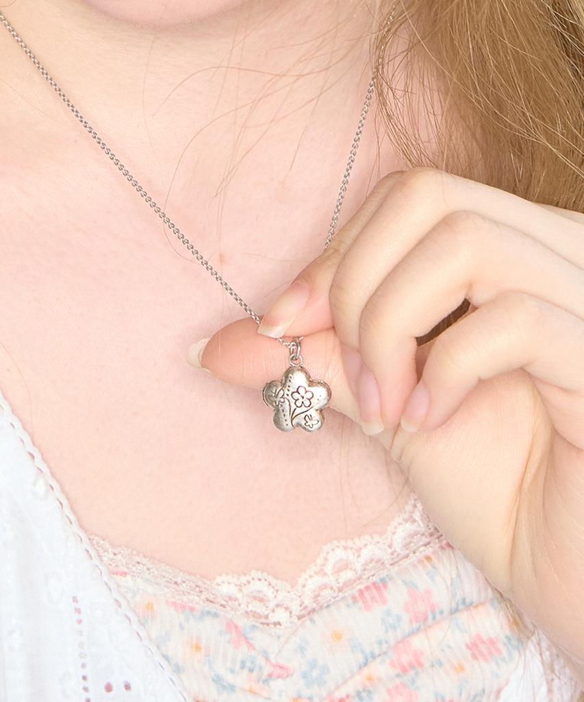 Серебряное колье-кулон Kiibi Flower