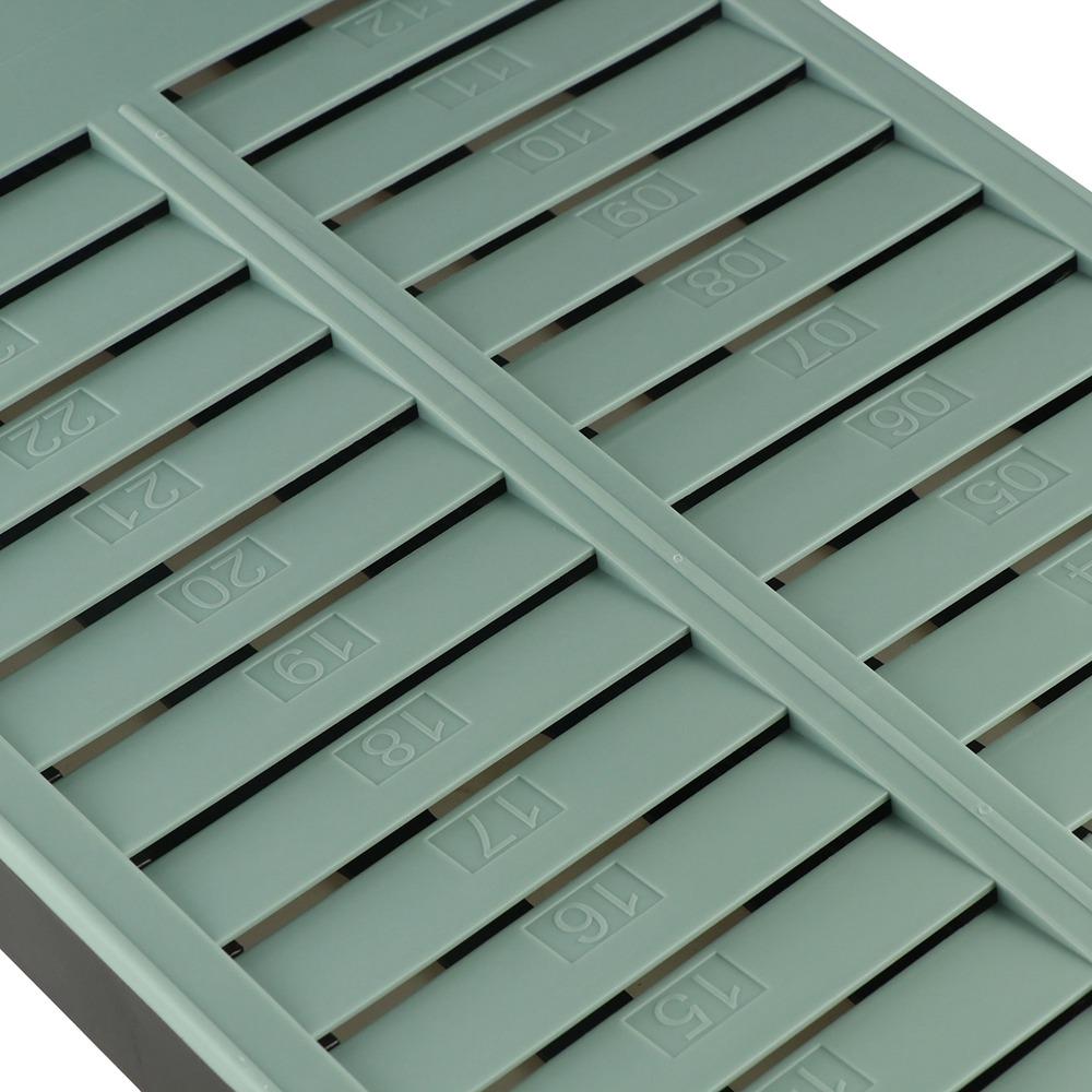 Пластиковый органайзер-держатель для табелей учета рабочего времени, настенный, для записи времени и расчета заработной платы, склад