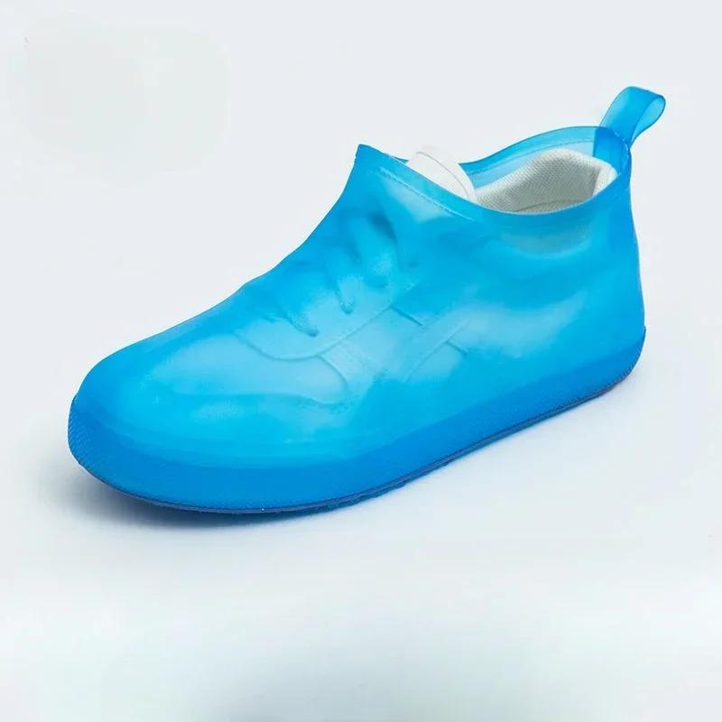 Pvc Waterproof Male Shoes Light Weight Galoshes Men's Rain Boots Covers Non-slip Plastic Designer Adult Cheap Wear-resistant New