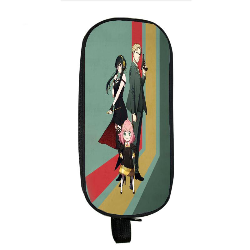Spy X Family Kawaii Pencil Case Anime Stationery Bag Coin Purse Cosmetic Bag Students School Supplies Storage Bag