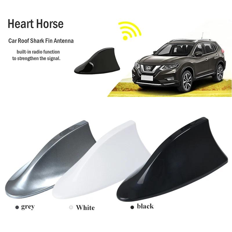 Aileron De Signal FM Universel Pour Voiture Shark Antenna, Self-adhesive Car Top FM Radio Signal, the Decorative Shark Fin Anten