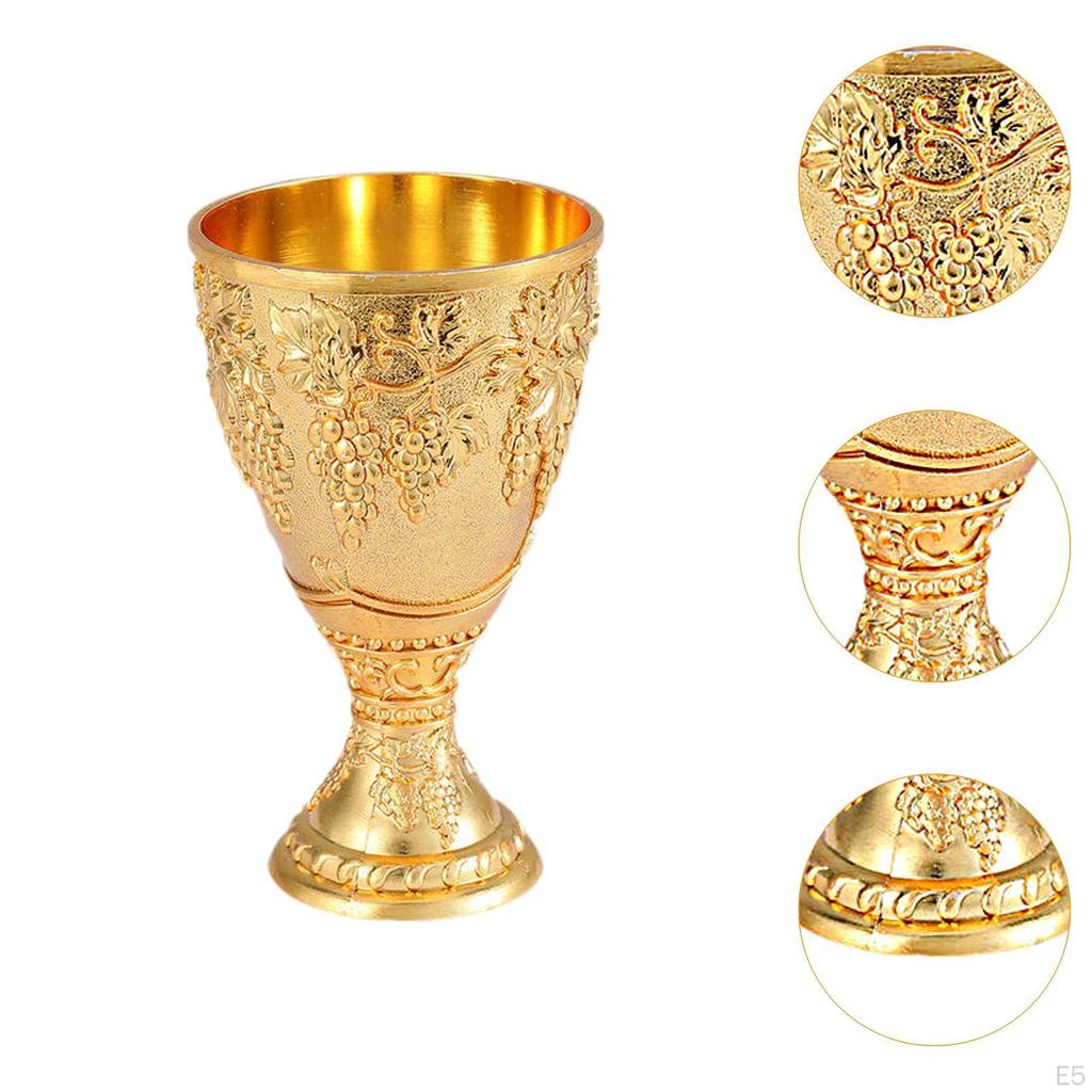 Vintage Medieval Goblet Cup Engraving Novelty Gifts Anniversary Antique Handmade Multipurpose