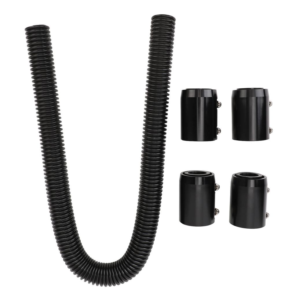 Coolant Radiator Hose 36in Flexible Stainless Steel Water Hose Kit for 1 14in 1 12in 1 34in 1