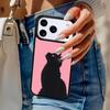 Милый Чехол для Телефона с Кошкой Для iPhone 17 Air 14 15 13 12 Max Чехол Для Apple 14 15 16 16e 11 Pro Max Plus