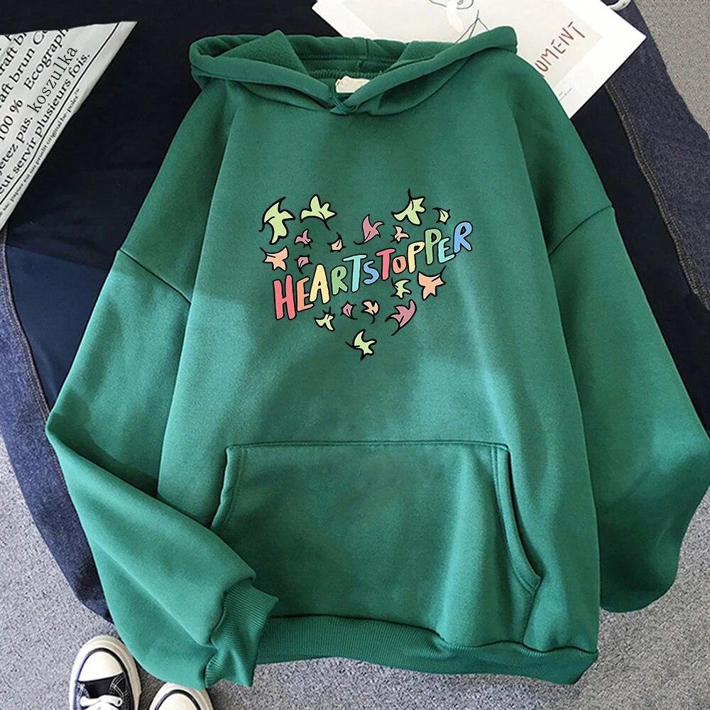 Heartstopper Hoodie Women Harajuku Aesthetic Graphic Love Charlie Spring Nick Nelson Hoodies Unisex Kawaii Pullovers Sweatshirts Unisex