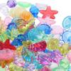 110Pcs Acrylic Seashells Acrylic Seashells Conch Starfish  Beach Theme Sea Shells Party Decoration