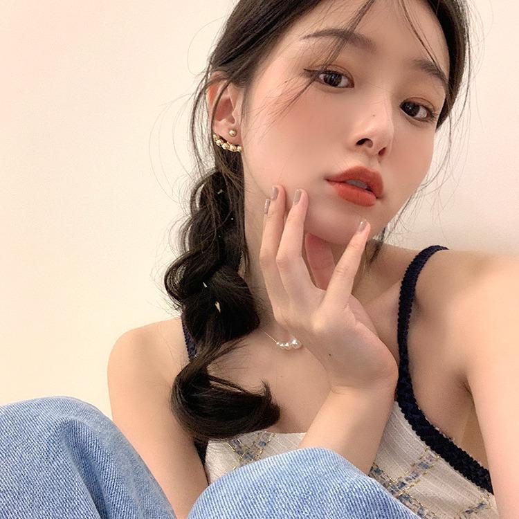 Серьги в стиле Ван Цзывэнь - Высококлассная легкая роскошь - Модный нишевый дизайн 2024 года для женщин