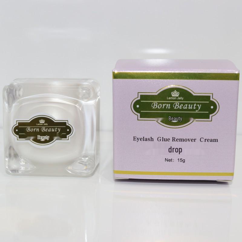 Lemon-Scented Eyelash Glue Remover Cream: Mild, Non-Irritating, Works In 1 Minute, 10g