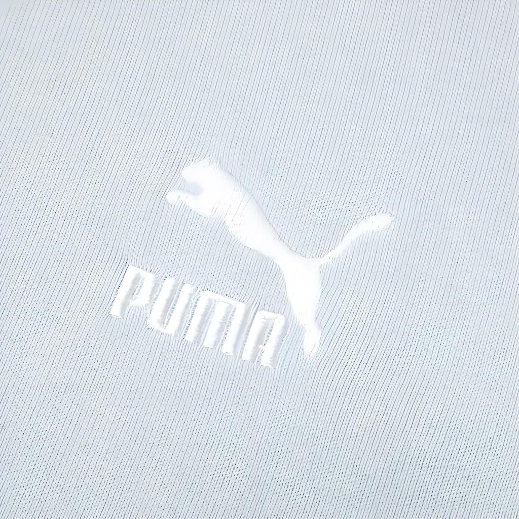 Puma Укороченная женская толстовка Classics Lounge Girl с круглым вырезом, цвет платиново-серый 625167-80