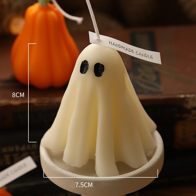 Силиконовые формы для свечей ужасов и призраков на Хэллоуин, мыло ручной работы, гипсовая форма для изготовления ароматических свечей, товары для украшения дома