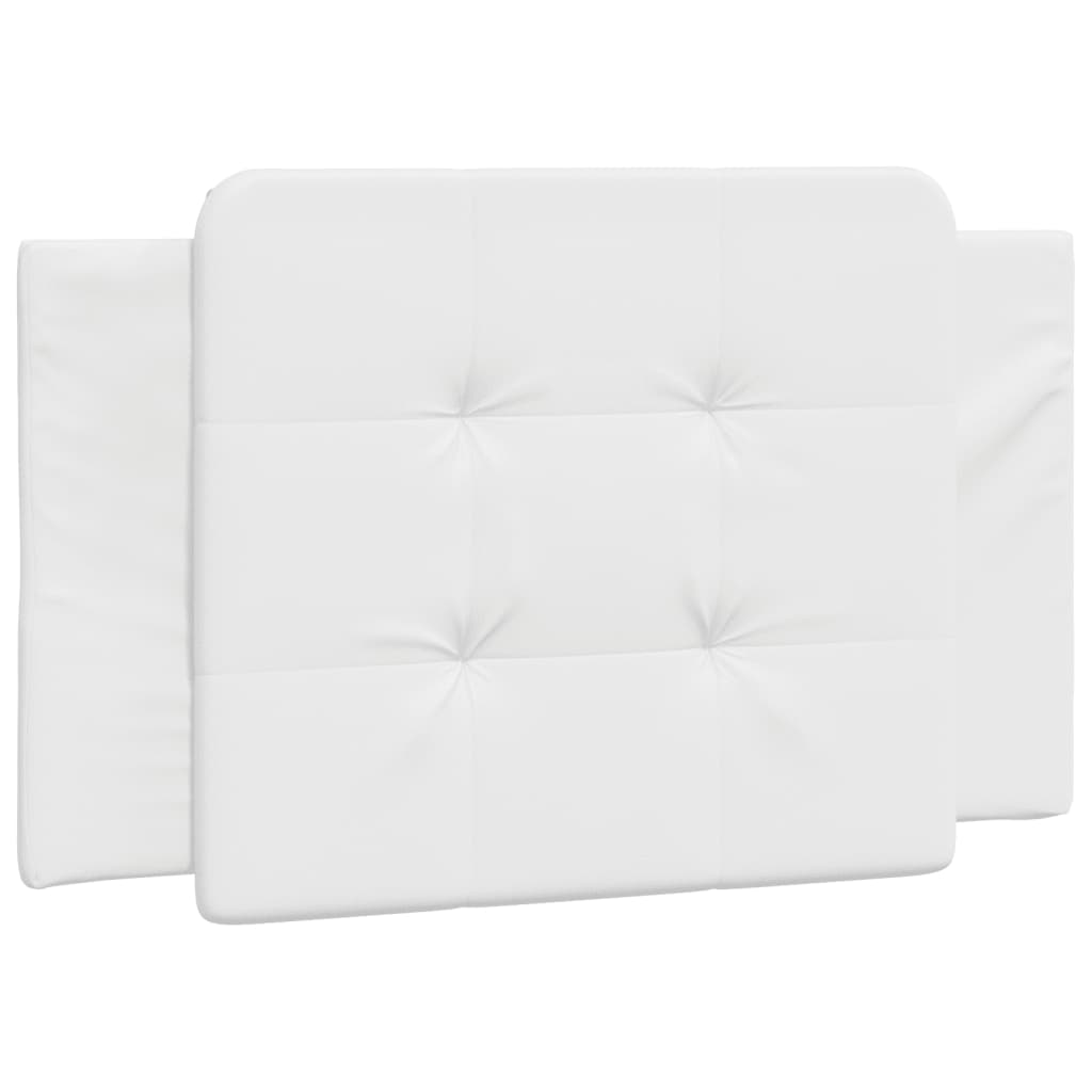 Vidaxl Rama Łóżka Z Led, Biała, 90X190 Cm, Sztuczna Skóra