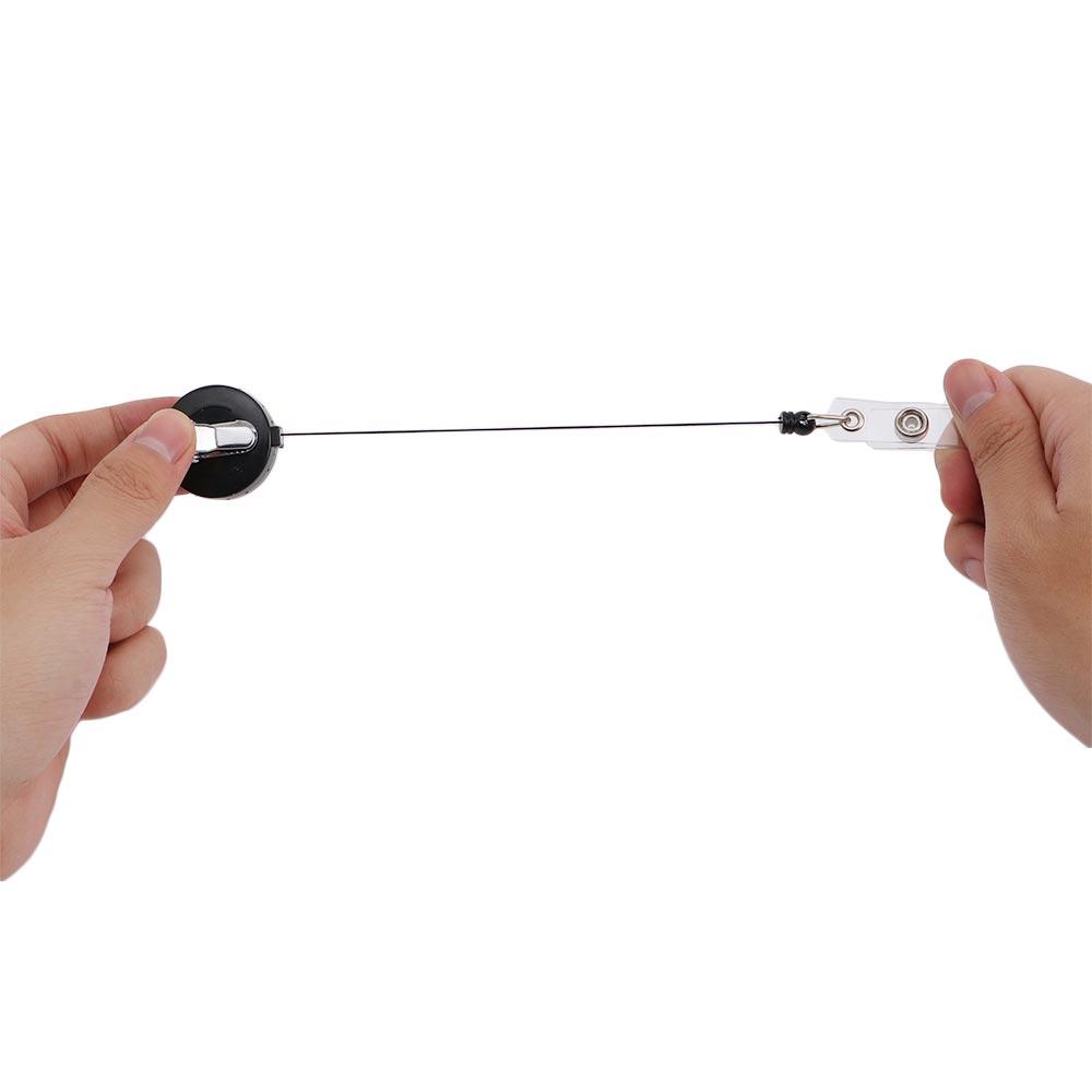 ID Card Badge Holder Clip Name Card Holder Nurse Doctor ID Badge Holder Key Chain Retractable Badge