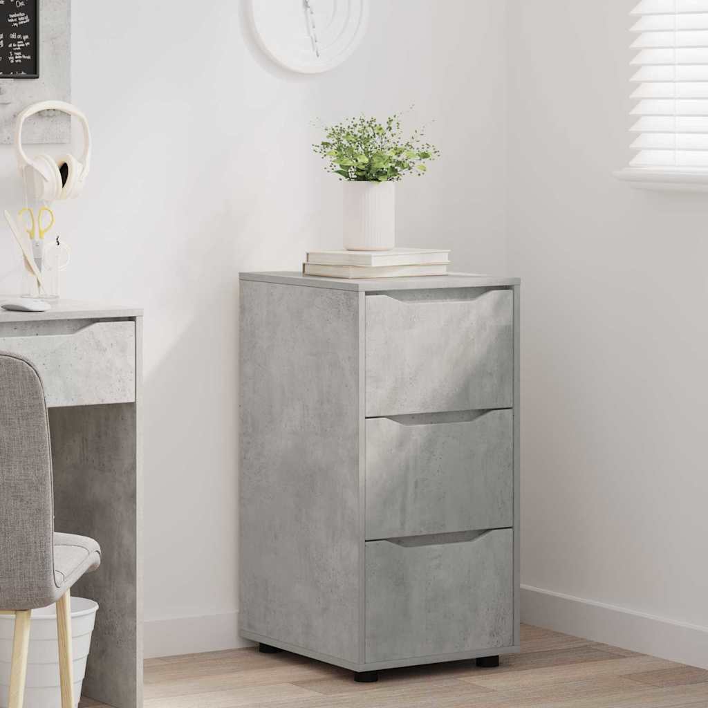 Storage Cabinet Concrete Grey 40 x 48 x 81 cm Engineered Wood
