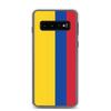 Coque Téléphone - Samsung - Galaxy S10 - Drapeau Colombie - Souple - Multicolore
