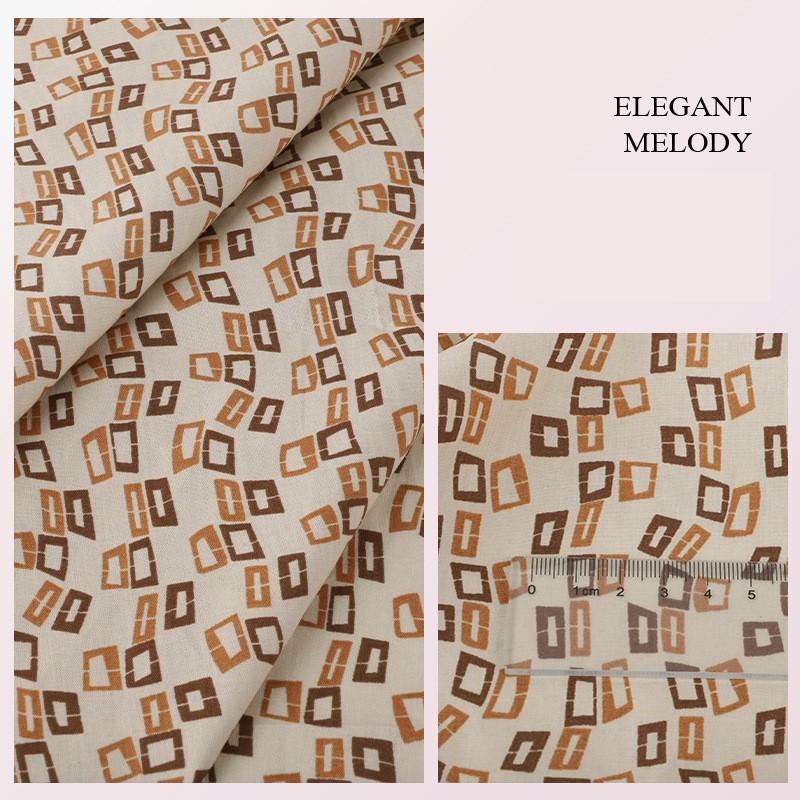 Ткань с цветочным принтом Высококачественная хлопковая ткань Дышащая Мягкая для одежды Шитья Платья Постельное белье Простыни Шторы Материал