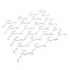 24Pcs Opening 2.08 in Brick Hook Clips Stainless Steel Brick Wall Hangers  for Holiday Decorations