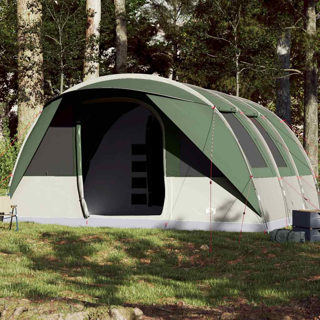 Tunnel Family Tent for 7 People Green Waterproof