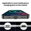 Силиконовая заглушка от пыли для порта зарядки мобильного телефона iPhone Android 8Pin Type-C Водонепроницаемая Защитная заглушка
