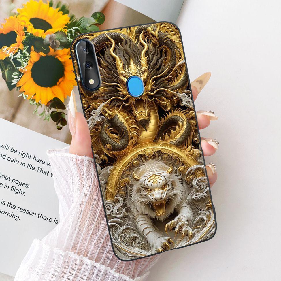 Phone Case For ZTE Blade V10 Cover Silicone Cute Cat Fashion Funny Painted Casing For ZTE Blade V10 2019