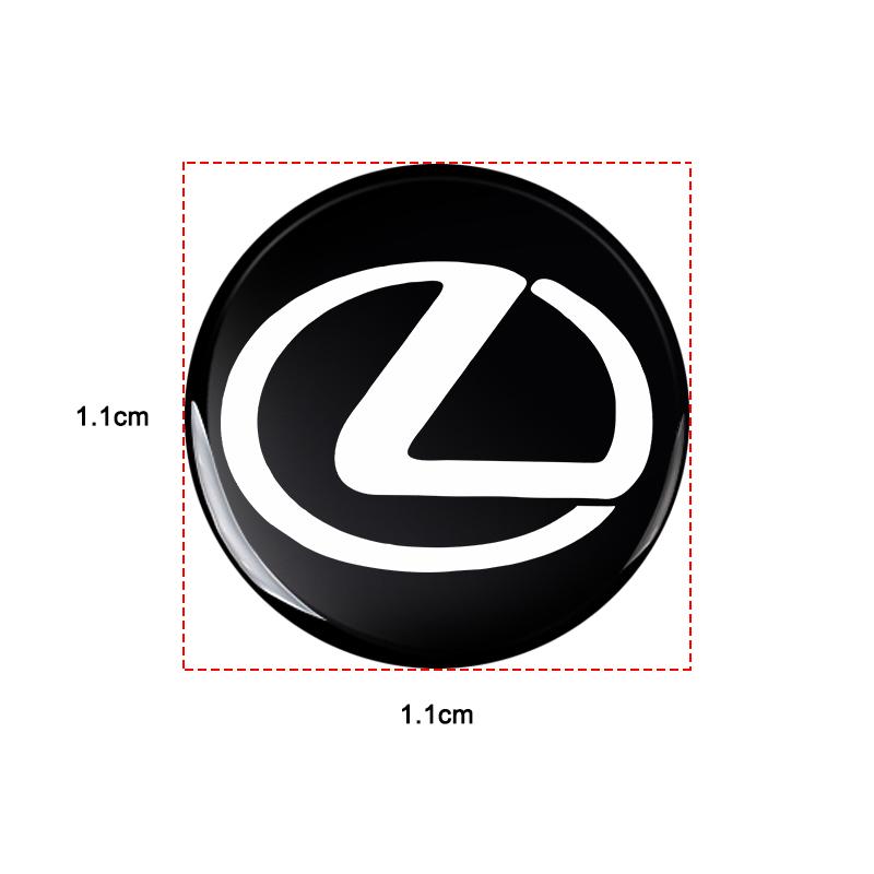 5/10/20Pcs Car 3D Aluminium Emblem Key Shell Remote Fob Stickers For Lexus IS IS250 IS250C IS300 IS300C IS350 IS350C F SPORT RX