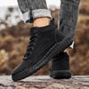Сапоги из спилковой кожи ручной работы, мужская обувь, удобные ботильоны для мужчин, повседневная обувь, обувь для работы на открытом воздухе