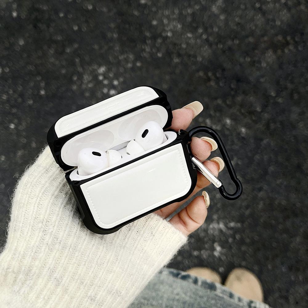 Для AirPods Pro 2/Pro Дизайн пуховика Чехол из ТПУ Защитный чехол для беспроводных наушников с защитной пряжкой от потери