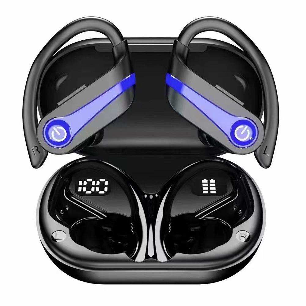 Беспроводные наушники Q63 Bluetooth 5.3 Наушники с заушными дужками Встроенный микрофон Наушники Водонепроницаемые наушники Вкладыши для спорта
