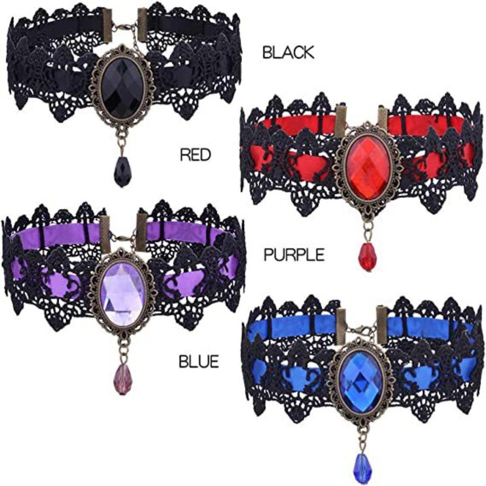 Jewelry Velvet Chain Lace Pendant New Choker Necklace Neck