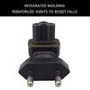 B03C EU4.0MM к IEC320 C5 Электрический адаптер питания Стандарт ЕС 2-контактный к IEC320 C5 Клеверный Прямоугольный адаптер подключения