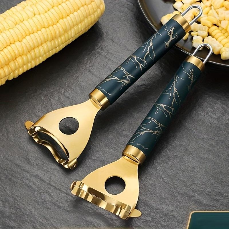 Kitchen Stainless Steel Manual Corn Threshing Tool1-2Creative Household Vegetable and Fruit Peeler Tool