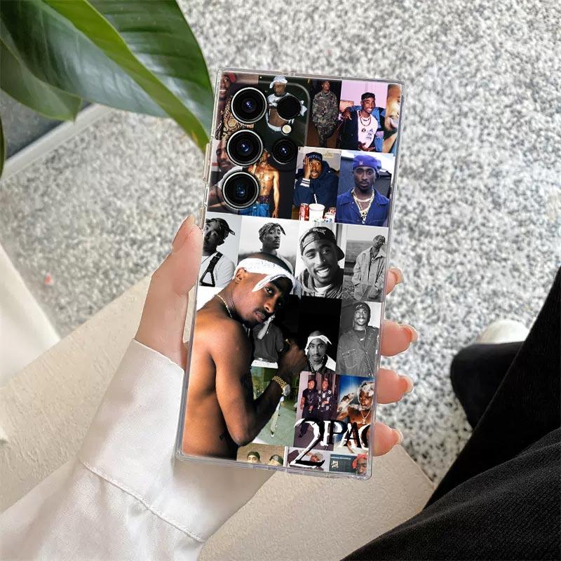 2 Pac Tupac Tupad Jada Рэпер Прозрачный Чехол Для Samsung Galaxy S26 S25 S24 S23 Ultra S20 S21 FE S22 Plus S26 Ultra Мягкая Крышка Телефона
