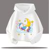 Children's Fashion Hooded Sweatshirt Cartoon Cute Unicorn Print Girl Autumn and Winter Casual Comfortable Soft Pullover Top