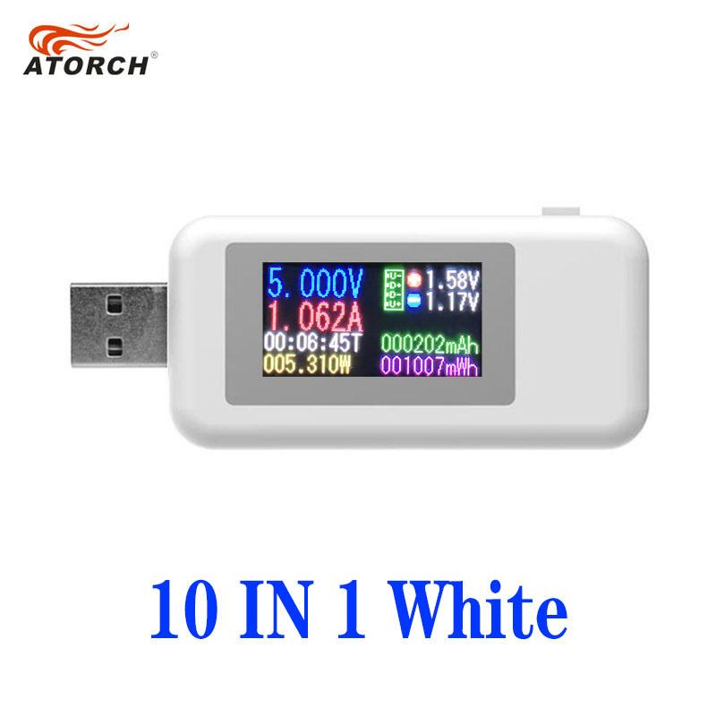 USB tester 13 in 1 DC Digital voltmeter amperimetro voltage current volt meter ammeter detector power bank charger indicator