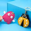 Airtag Cartoon Gift Access Control Card Cover Badge Card Holders With Keychain Protective Sleeve