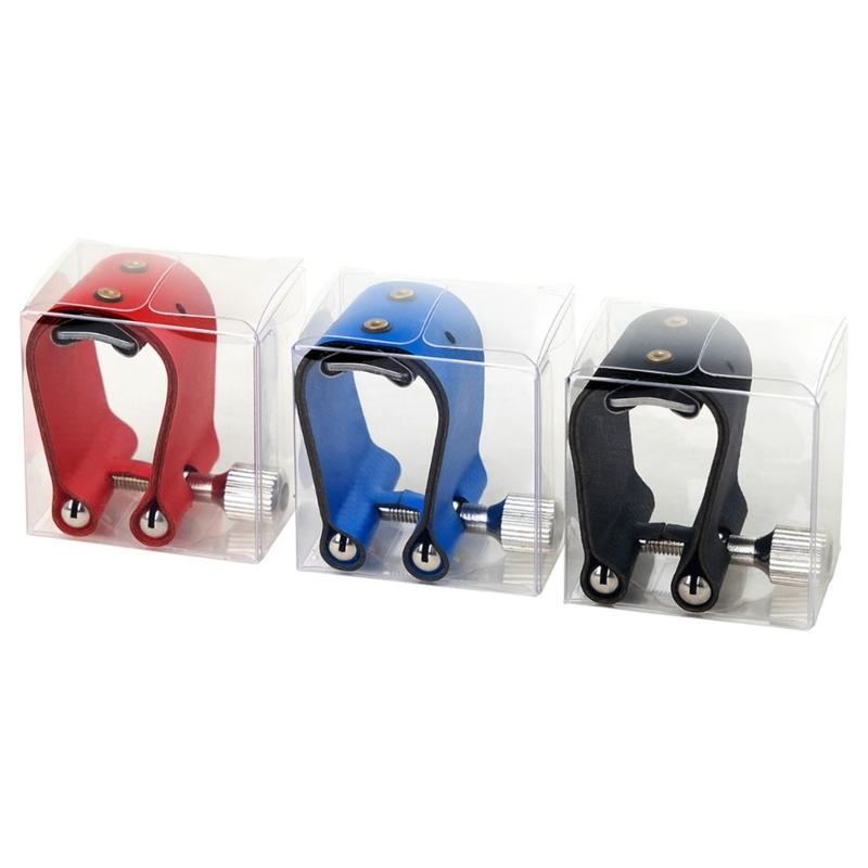 Leather Alto Saxophone Ligature Fastener for Tenor Sax Saxphone Bakelite Mouthpiece