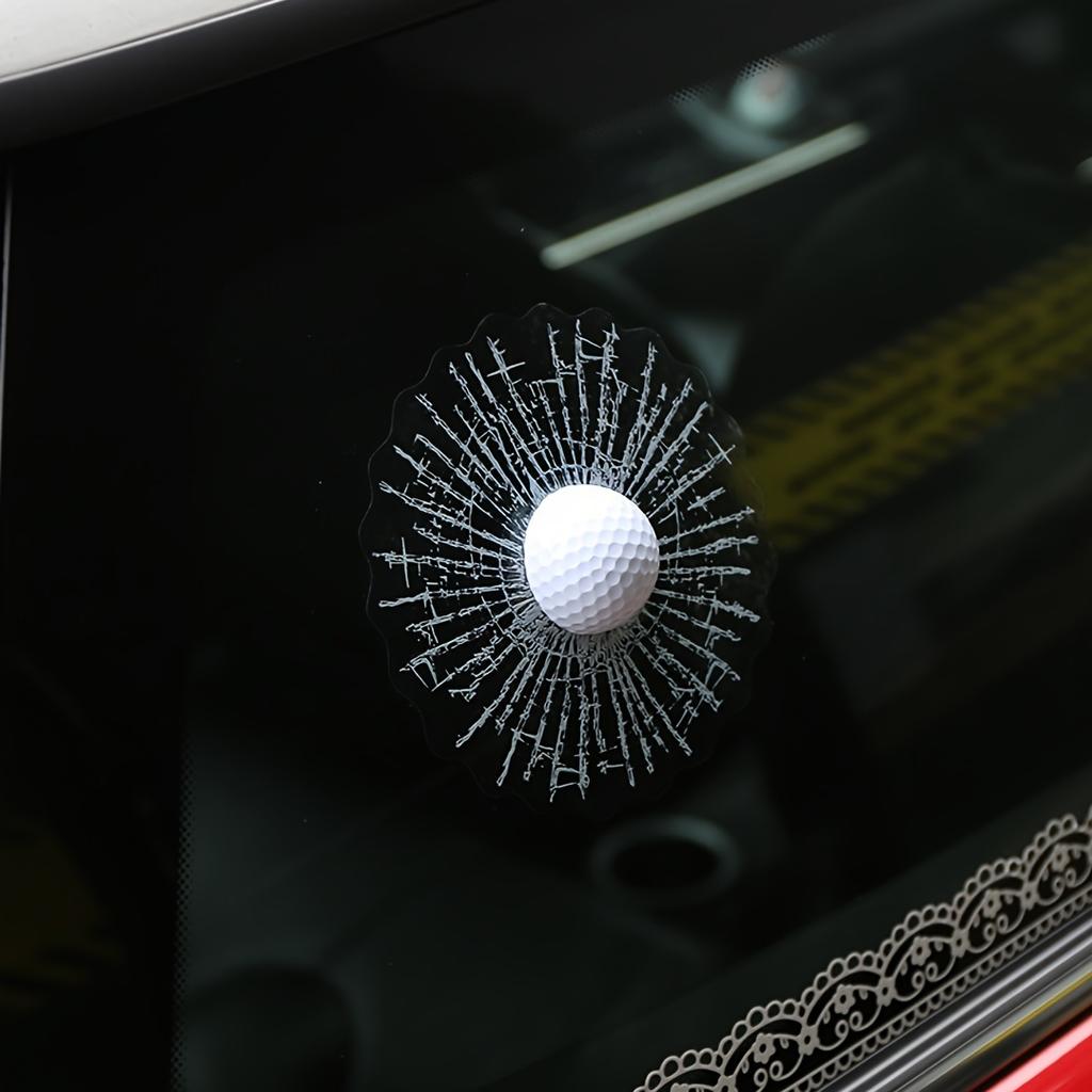 Tennis Car Stickers Creative Stickers, Personalized Baseball Golf, Rear Window Decorative Windshield Car Stickers, Three-dimensional Trend Stickers