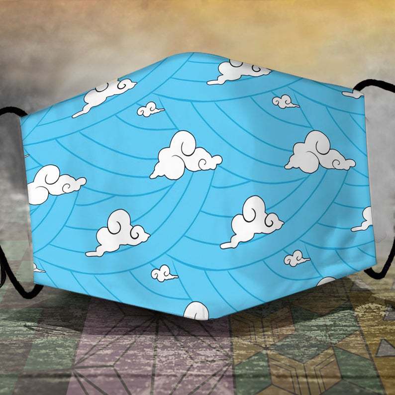 Demon Slayer Animation Printed Dustproof Replaceable Filter Protective Mask for Men and Women