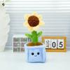 Lifelike Plush Flower Pot Plant Soft Toy Apply Children Gift And Room Decoration