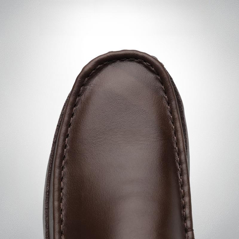 Men's Slip On Casual Leather Shoes Lightweight Loafers Moccasins Comfortable Driving Shoe