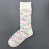 Женские носки унисекс из чесаного хлопка Happy Socks Вишня Клубника