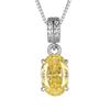 Accessories Jewelry Sets Necklaces Rings Earrings Oval Shaped High Carbon Diamonds Fashionable Women High-end