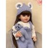 55 CM Reborn Dolls Realistic Baby Toy Full Body Silicone with Lovely Clothes Baby Girl Soft Toddler Bebe Birthday Gift Toy