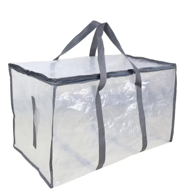 Large Capacity Quilt Storage Bag Transparent Quilt Clothes Sorting Bag Luggage Moving Packaging Bag Special Artifact
