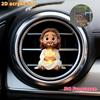 2D flat prayer car vent clip decorative diffuser (fragrance not included), car interior decoration, aromatherapy clip, ideal for holiday gifts