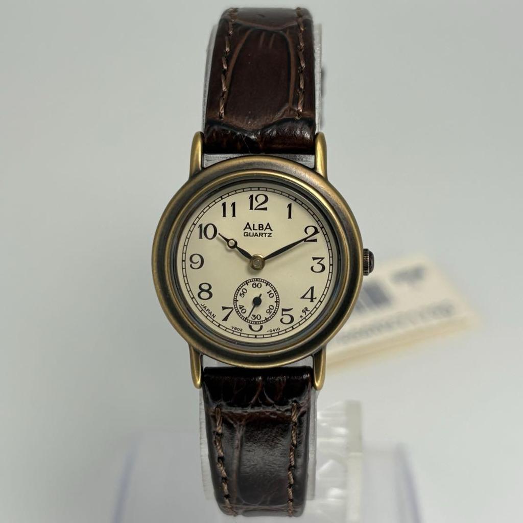 [USED] SEIKO Alba Quartz Wristwatch with Small Seconds, Battery Replaced