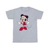 Girls Minnie Mouse Mrs Claus Christmas T-Shirt