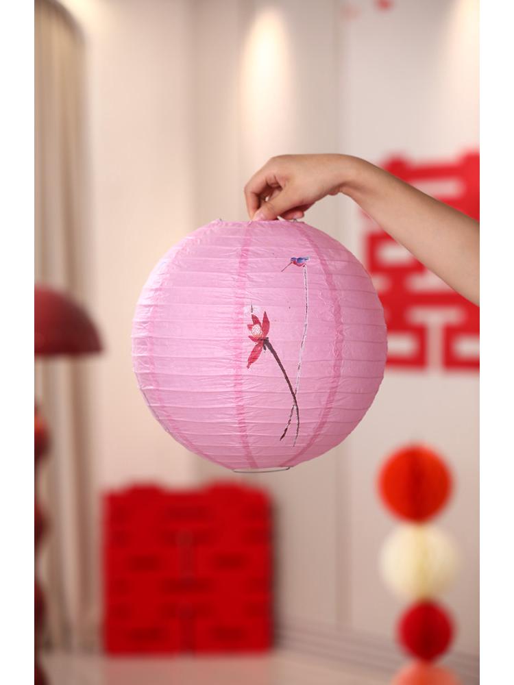 Набор для украшения китайской свадебной комнаты «Двойное счастье» с фонариками и сотовыми украшениями для спальни, реквизит для фото