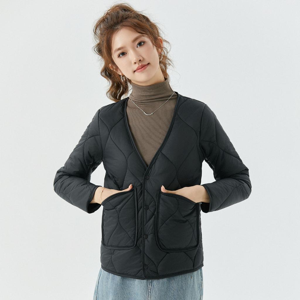 Женская теплая хлопковая подкладка с глубоким вырезом и длинными рукавами, женские модели, домашняя одежда из хлопка, хлопковая одежда с подкладкой, один рукав с волосами 2508